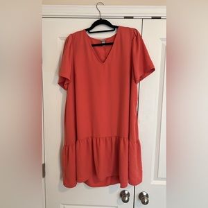 Target: A New Day coral color shift dress size XXL